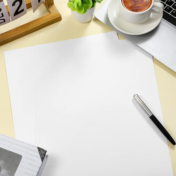 Mepase 800 Sheets Cardstock Paper 8.5 x 14 White Paper, 65lb Card Stock Printer Legal Cardstock for Invitations, Menus, Wedding, DIY Cards-DeskLoop Office