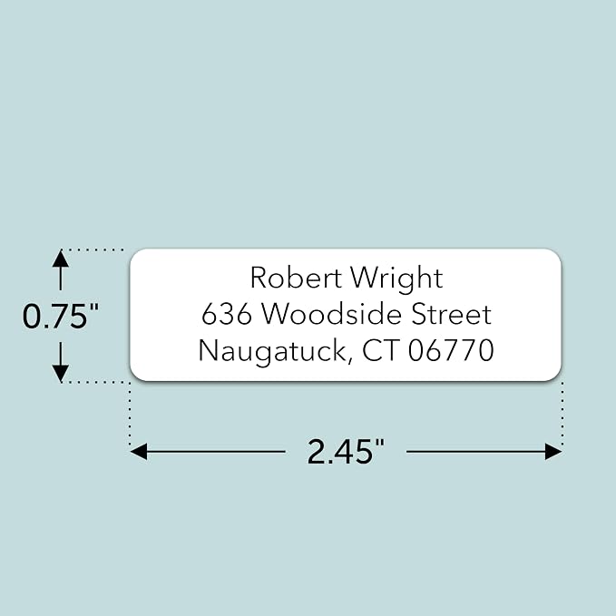 250 Personalized Return Address Labels - Image 5