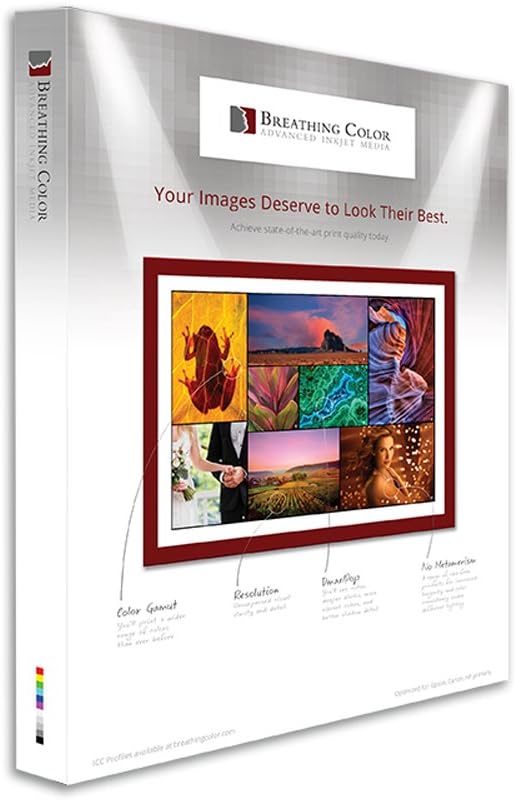 Optica One is a Luxurious 300 gsm Smooth Matte Fine Art Inkjet Paper Offered in size 8.5"x11”, 25 Sheets; Its Bright White Color is Ideal for Black and White and Color Prints. 100% Archival Certified-DeskLoop Office