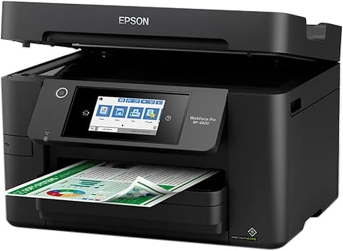 Epson® Workforce® Pro WF-4820 Wireless Color Inkjet All-In-One Printer, Black, Large-DeskLoop Office