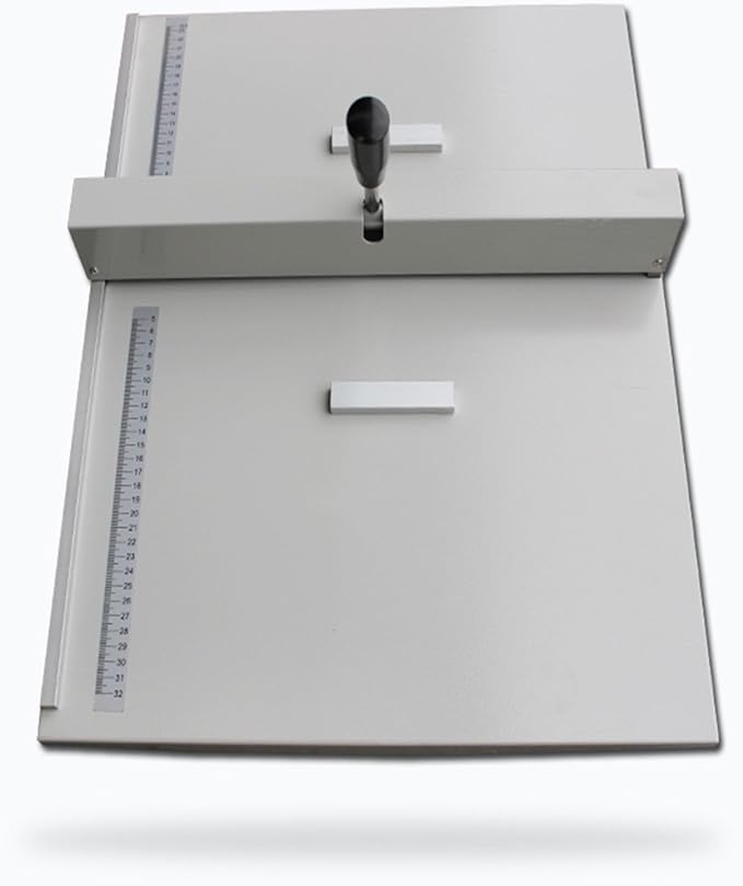 18Inch Manual Creasing Machine Scoring Paper Desktop Paper Card Creaser Scorer with 2 Magnetic Blocks-DeskLoop Office