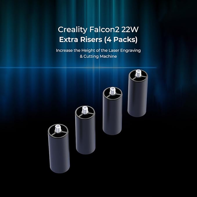 Creality 22W Laser Engraver 4-in-1 Rotary Roller Kit for Glass Tumbler Ring, 120W Power Laser Cutter and Engraver Machine, CNC Laser Engraving Machine Laser Engraver for Wood and Metal etc, 17" x 16"-DeskLoop Office