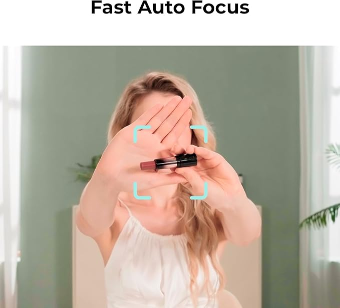 OBSBOT Meet 2 Webcam 4K - AI Framing & Auto Tracking, 1/2" Sensor, 60FPS, Auto Focus, HDR, Dual Mics - Lightweight USB Web Camera for Streaming, Zoom Meetings, Gaming. (Aurora Green)-DeskLoop Office