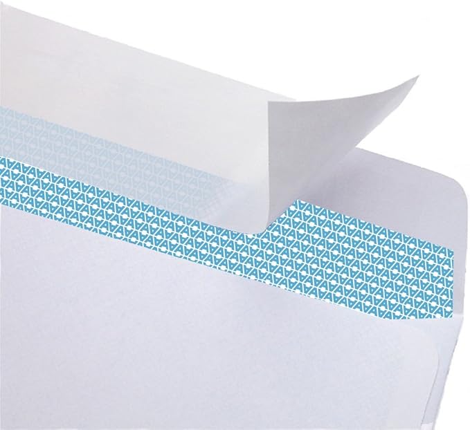 Aimoh #10 Security SelfSeal Envelopes – 20 Qty |No Window, EnveGuard, 4⅛ x 9½", White, 24 LB, 20 Count (34120)-DeskLoop Office