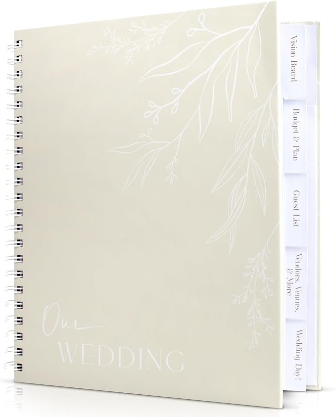 Beautiful Minimalistic Wedding Planner Book and Organizer - Image 9