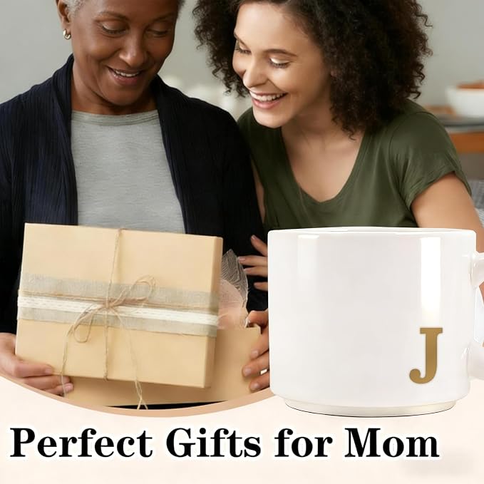 RainVibe Elegant Gift Set for Women – Personalized Monogram Ceramic Mug & - Image 6