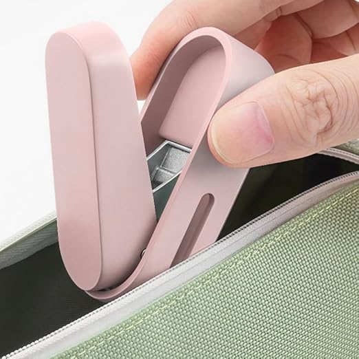Magnoloran 2 Pack Single Hole Punch, 1/4 inch Mini Small Hole Puncher Heavy Duty Paper Hole Puncher Small Hole Punch One Hole Puncher for Crafts Paper Cards Tags Scrapbook-Pink&White-DeskLoop Office
