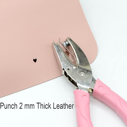 1 Pack 6.3 Inch Length 1/4 Inch Diameter of Heart Shape Hole Handheld Single - Image 6