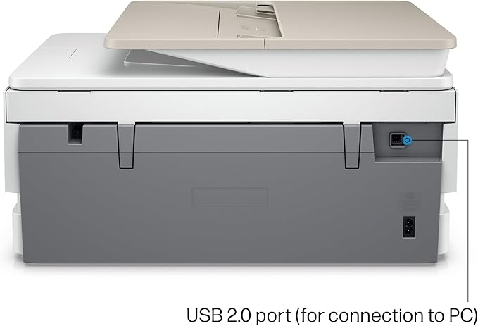 HP ENVY Inspire 7955e Wireless Color Inkjet Printer, Print, scan, copy, Easy setup, Mobile printing, Best-for home, 3 month Instant Ink trial included, White-DeskLoop Office
