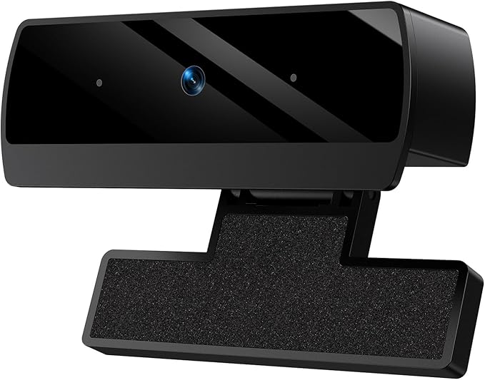 Webcam,1080P HD Webcam with Microphone, USB Computer Camera for Laptop & Desktop - Plug & Play, Stereo Sound, Auto Low-Light Correction, for Zoom/Skype/FaceTime/Teams/Webex, Streaming & Video Calls-DeskLoop Office
