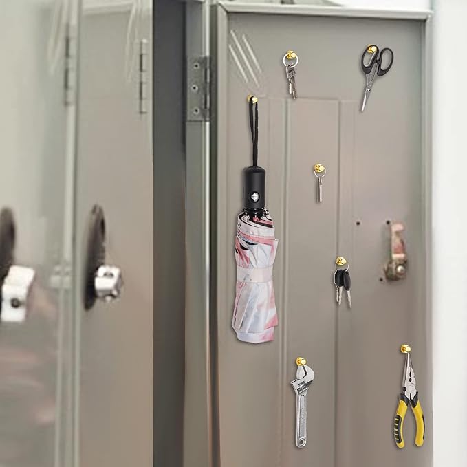 20 Pack Refrigerator Magnets - Magnetic Push Pins, Perfect for Whiteboard, Map, Office, Fridge & Kitchen Use-DeskLoop Office