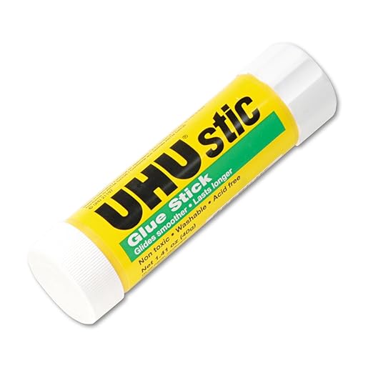 UHU Clear Glue Sticks (SAU99655), White-DeskLoop Office