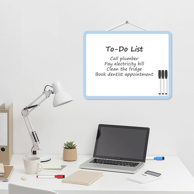 Small Wall White Board, Hanging Whiteboard - Image 9