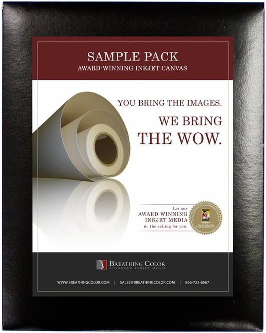 Photo Paper Sample Pack with Vibrance Line of Products Including Luster (10 mil, 255 gsm), Photo Matte (8 mil, 230 gsm), Metallic (10 mil, 255 gsm), and Gloss (10 mil, 255 gsm)-DeskLoop Office