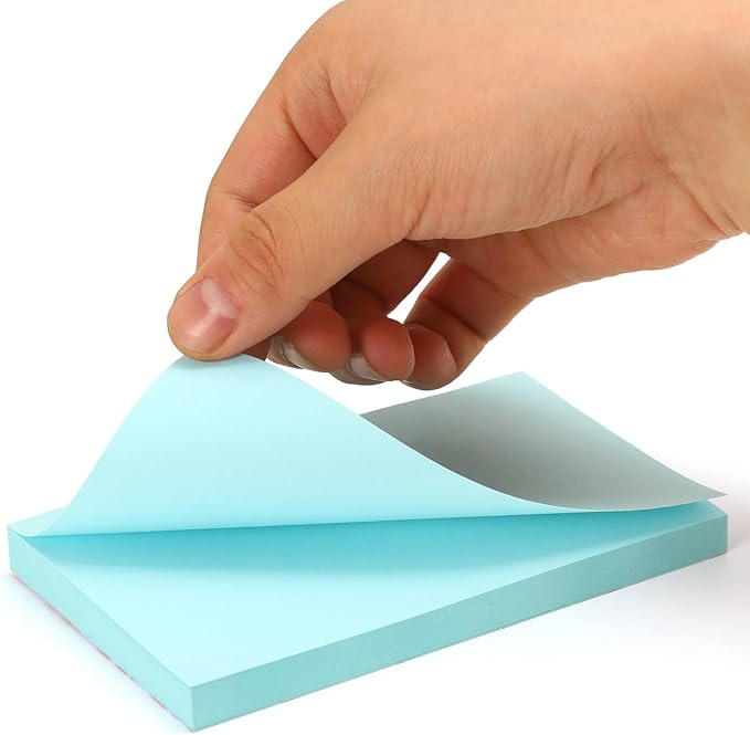 960 Sheets 3x5 Inches Large Sticky Notes,Self-Stick Post Stickies Colorful Super Sticking Power Memo Pads for Teacher Supply,School and Office-DeskLoop Office