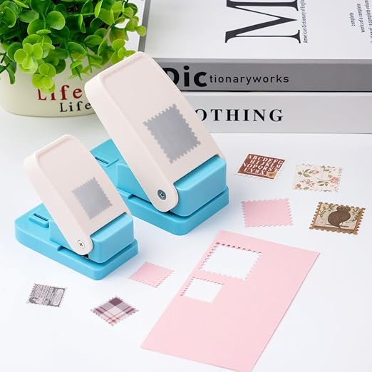 BAOFALI 4Pcs /Set Stamp Puncher Stamp Punch 1x0.8 &1.5 &1 &1.25x1.5inch Postage - Image 9