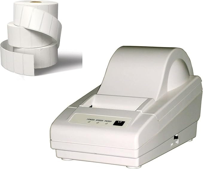 VisionTechShop DLP-50 Label Printer for VisionTechShop TVP, TVD, TBW, TBWS, TPS-1 and TVC Series, 1 Case of Labels LST-8060-DeskLoop Office