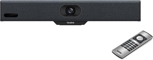 Yealink MeetingBar A10 Conference Room Webcam 4K 120° Wide Angle Camera with Android OS, Video Conferencing System with Microphone and Speaker, AI Speaker Tracking, Auto Framing, Teams Zoom Certified-DeskLoop Office