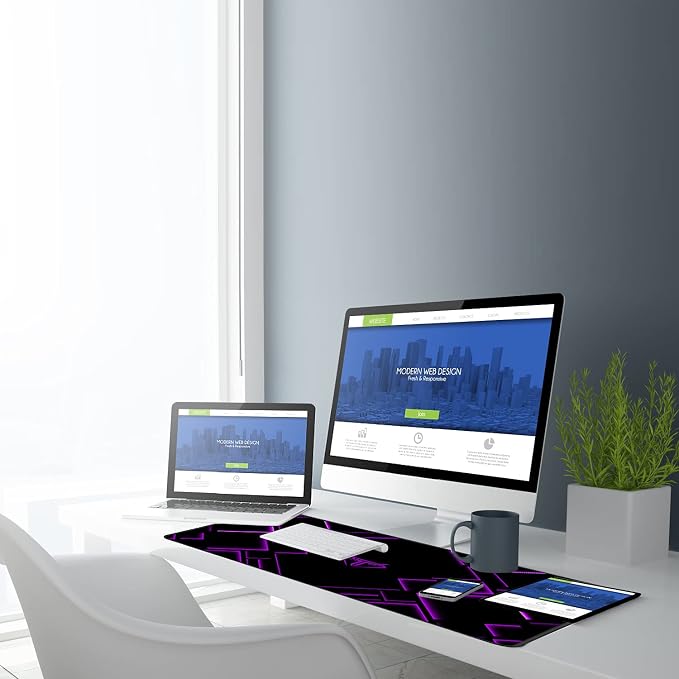 TEDNETGO Large Extended Gaming Mouse Pad, Long Mouse Pads, Extra Large Big - Image 6