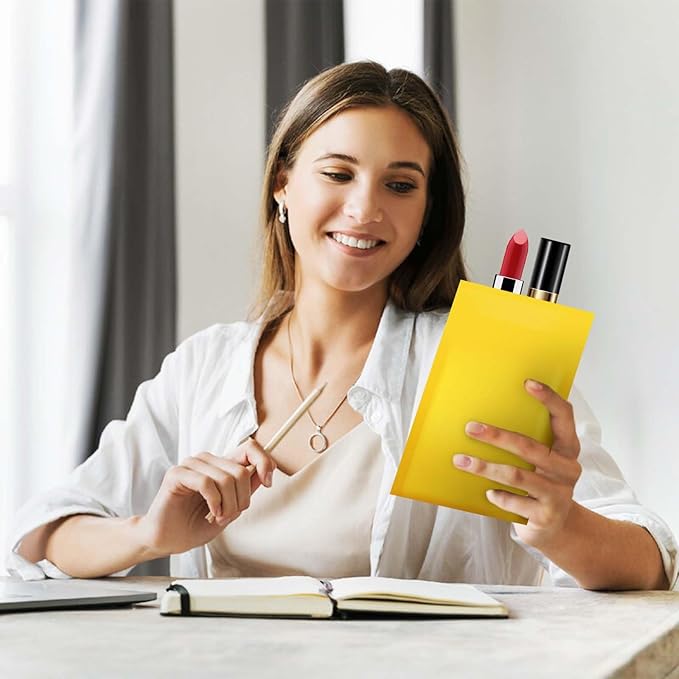 packbabol Kraft bubble mailers 3.5x5 Inch 50 Pack,Self-Sealing Paper Envelopes for Packaging,Strong Adhesion Envelope Mailers, Small Waterproof Cushioned Padded Shipping Bags Yellow #0000-DeskLoop Office