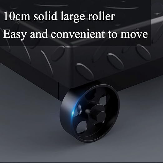 660lb Industrial Platform Scale with Wheels Computing Floor Digital Scale with Accurate LB/KG Price Calculator High Definition Displa Foldable for Weighing Luggage Package Shipping Mailing-DeskLoop Office