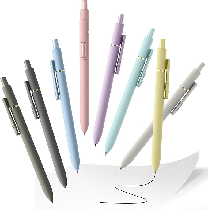 Hiacry 16 Pack Gel Pens, Quick-Dry Long Lasting Black Ink-0.7 MM Fine Point | - Image 9