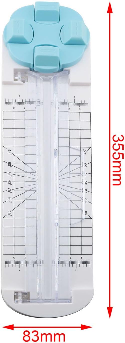 TAODAN Compact Scrapbook Paper Cutter 4 in 1 Craft Cutting Tool Multifunctional - Image 5