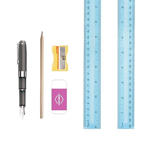 DAGONGREN 30 Pack Clear Plastic Rulers 12 Inch,Transparent Assorted Color Metric Bulk Rulers with Inches and Centimeters,Kids Ruler for School,Home,Office-DeskLoop Office