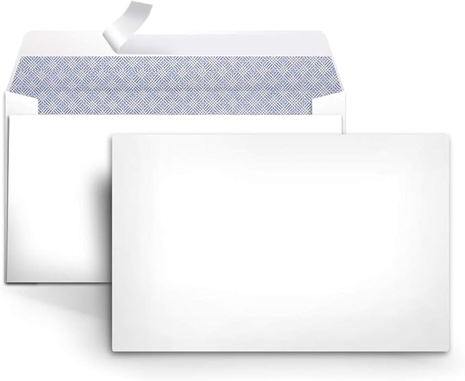 Amazon Basics #6 3/4 Security-Tinted Self-Seal Envelopes by AmazonBasics