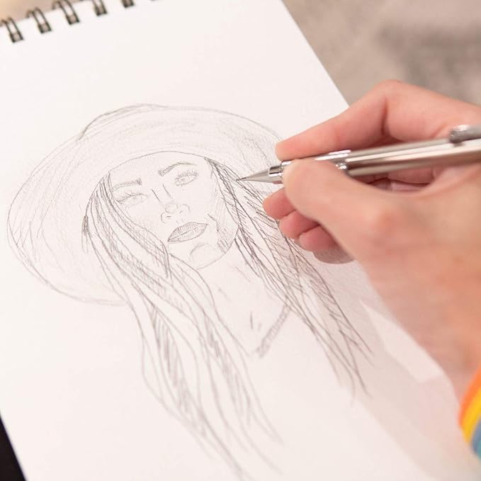 Zebra Pen M-701 Mechanical Pencil, Stainless Steel Barrel, Medium Point, 0.7mm, 1-Pack (59411)-DeskLoop Office