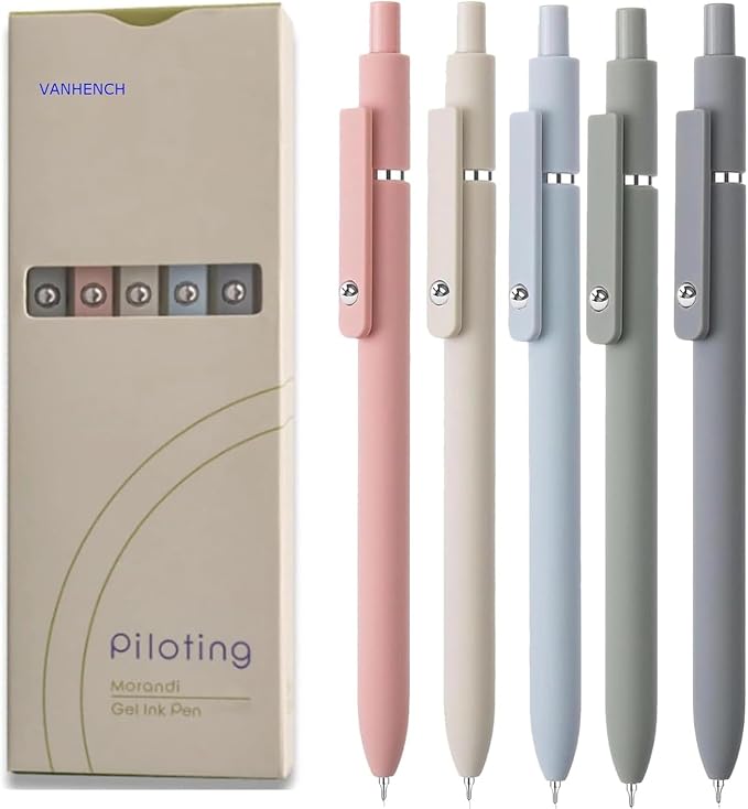 Vanhench 5Pcs Gel Pens, Aesthetic Pens - Image 7