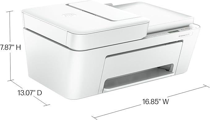 HP DeskJet 4227e Wireless All-in-One Color Inkjet Printer, Scanner, Copier, Best-for-Home, 3 Months of Instant Ink Trial Included (6W7F0A)-DeskLoop Office