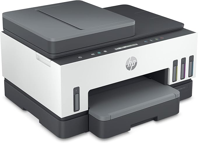 HP Smart Tank 7301 Wireless All-in-One Refillable Ink Tank Printer, Scanner, Copier with 2 years of ink included, Best for home office(28B70A)-DeskLoop Office