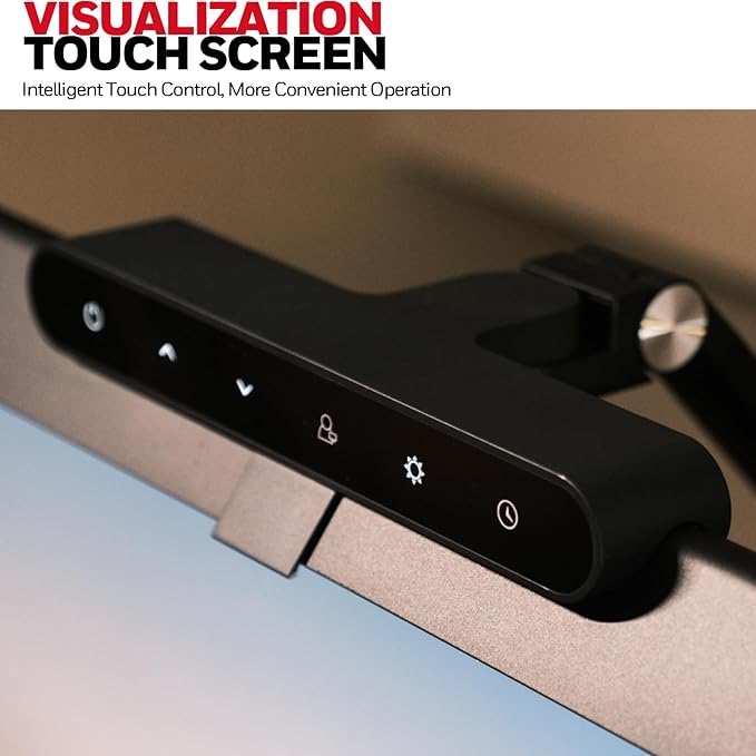 Honeywell LED Desk Lamp with Clamp - HJ1 Sunturalux Eye-Caring Clip on Lights for Home Office, 1200LM Clamp Lamp 4 Color Modes Stepless Dimming Task Desk Light for Working Black-DeskLoop Office