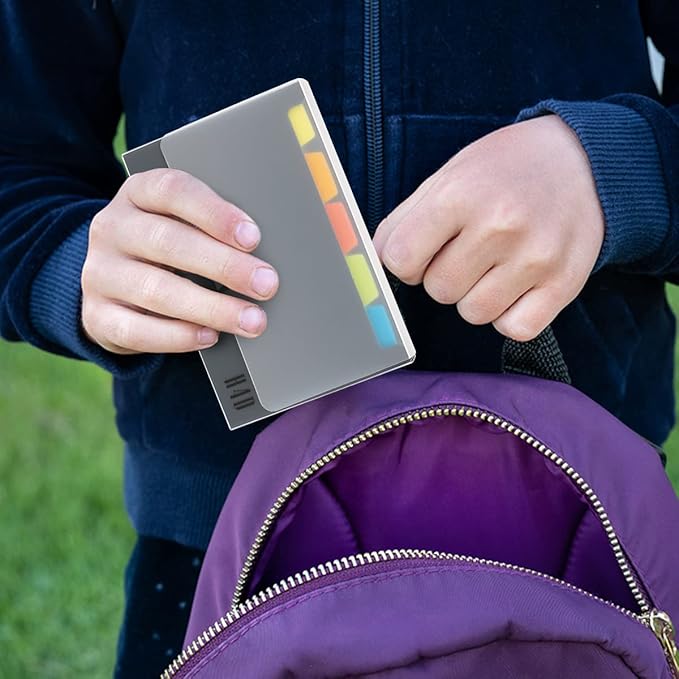 H4D 3x5 Index Card Case with 100 Heavyweight Ruled Index Cards and Dividers, Black-DeskLoop Office