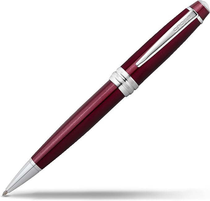 Cross Bailey Refillable Ballpoint Pen Presented in a Premium Gift Box - Medium Point, Black Ink, Red-DeskLoop Office