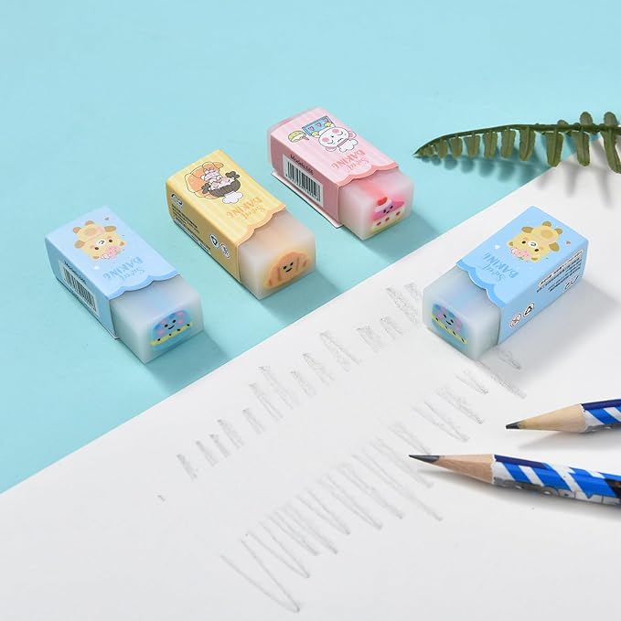 18 Pack Dessert Erasers for Kids, Kawaii for Students, Jelly for School Supplies Prize Gifts Party Favors-DeskLoop Office