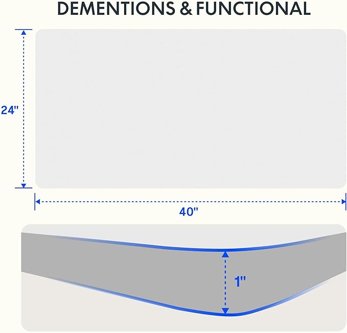 FLEXISPOT EN2 Whole-Piece Standing Desk with Clamp Power Strip, 40 x 24 Electric Stand Up Height Adjustable Desk with Cable Management (White Frame + 40" White Top)-DeskLoop Office