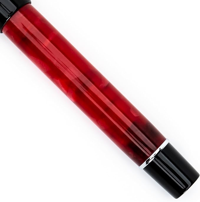 Conklin Duragraph Fountain Pen Red Nights - Fine Nib, Luxury Writing Instrument with Bold Red Finish-DeskLoop Office