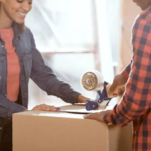 36 Rolls Clear Packing Tape,Packaging Tape for Moving Boxes, Shipping, Office and Storage, Commercial Grade Carton Sealing Adhesive Industrial Tape, 1.88" x 65 Yards, 3 inch Core-DeskLoop Office