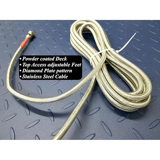 SellEton SL-6x6-1K Heavy-Duty, Industrial Floor Scale, Metal Indicator with Platform Scale (72" x 72", 1000 lbs x 0.2 lb)-DeskLoop Office