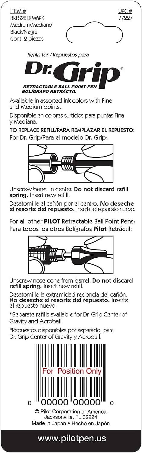 PILOT Dr. Grip Limited Refillable & Retractable Gel Pen, Medium Point, - Image 4