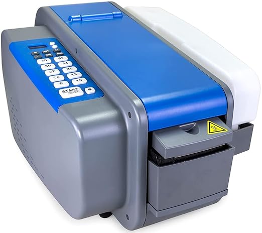 IDL Packaging Electronic Kraft Tape Dispenser for Water-Activated Kraft Gummed Tape with Adjustable Length & Width - Automatic One-Touch Moistening for Secure Box Packing - Secure Carton Sealing-DeskLoop Office