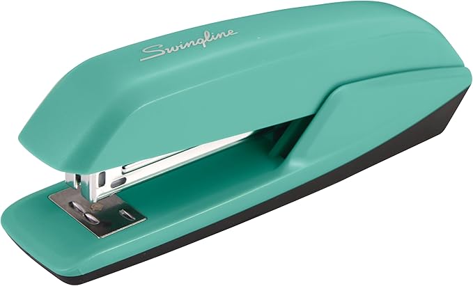 Swingline Stapler, 20 Sheet Capacity, 545 Desktop Stapler, Spring Green (S7054514)-DeskLoop Office