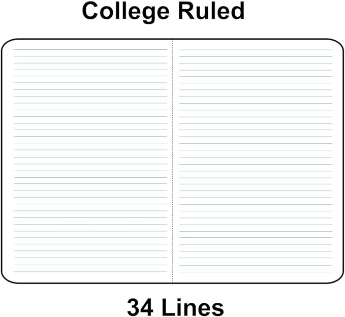 Large College Ruled Notebook Journals Bulk with Thick Lined Paper, 60 Pages, 8.5x11 inch, Composition Diary Subject Notebooks Planner for Travelers Students Office, Kraft Journal Set, 12 Pack-DeskLoop Office