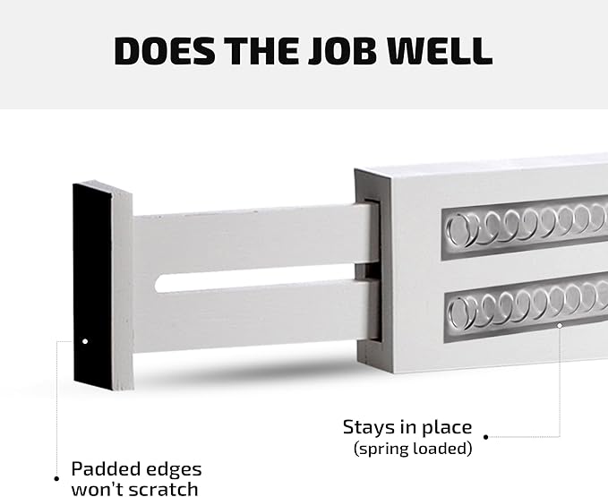 4 Pack Drawer Divider - Bamboo 2.6" High, 12.5-17" Adjustable Drawer Organizers for Clothes, Expandable Dresser Separators in Bedroom/Bathroom/Kitchen/Office Organization and Storage (Grey)-DeskLoop Office