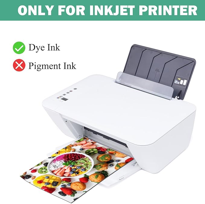 Double Sided Glossy Photo Paper 4x6, Thick Glossy Paper for Cardstock, 100 Sheets 61lb for Inkjet Printer-DeskLoop Office