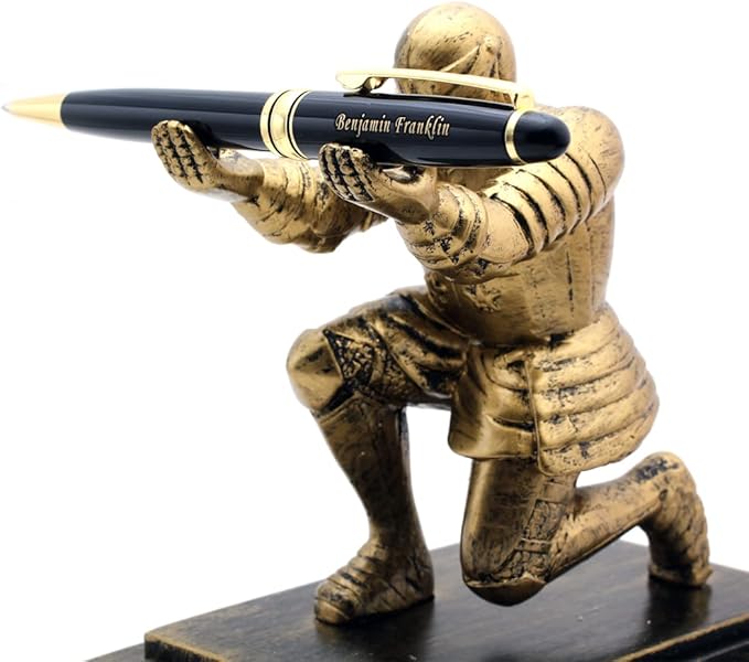 Free Engraving - Personalized Roller Ballpen, Ballpoint pen, Refillable Pens, Retractable Medium Refill Pen Black Ink, Custom Gifts for Men and Women, Classy Gift Box-DeskLoop Office