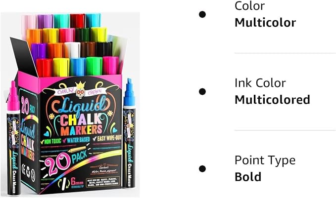 Bold Chalk Markers - Image 8