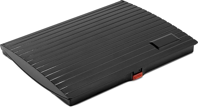 Large Premium Olive Green Ink Stamp Pad - 5" by 7" - Quality Felt Pad - Case with Closing snap-DeskLoop Office